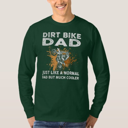 Dirtbike Motocross Dirt Bike Dad Mx  T_Shirt