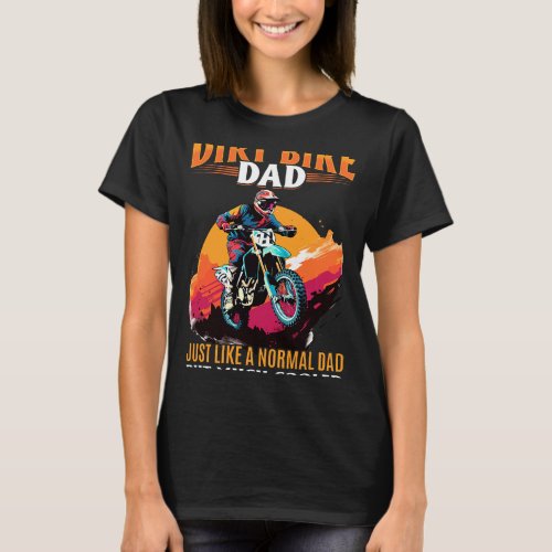 Dirtbike Motocross MX Dirt bike dad T_Shirt
