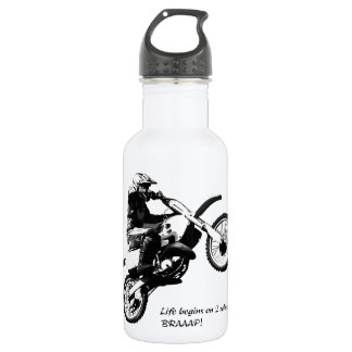 Dirtbike Stainless Steel Water Bottle