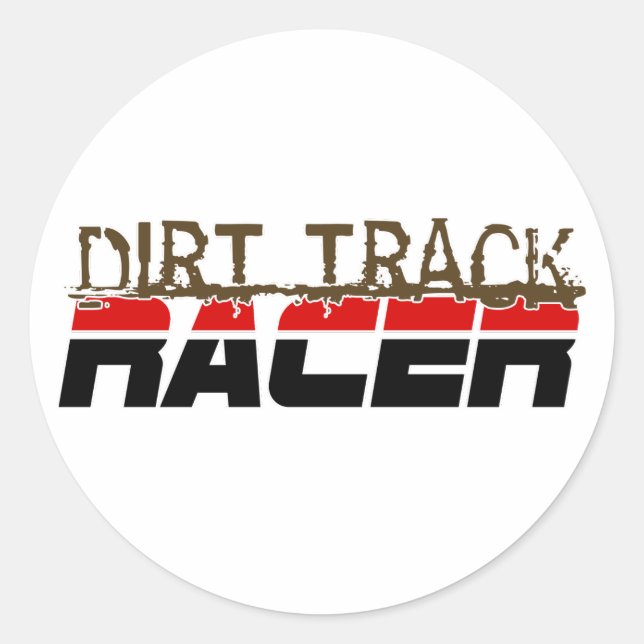 DirtRacer1 Classic Round Sticker (Front)