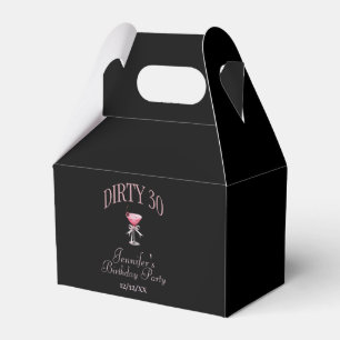 Dirty 30 Coquette Birthday Party  Favor Boxes