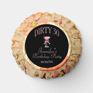 Dirty 30 Coquette Birthday Party Reese's Peanut Butter Cups
