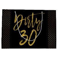 30th Birthday Favor Bags, Dirty 30 Party Favor Bag, Dirty 30 Party Favor,  Birthday Party Favor, Thirty AF, Talk Thirty to Me, Rose Gold 