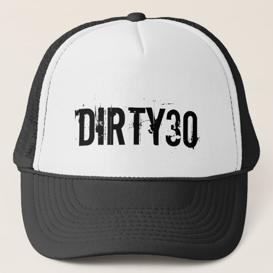 Dirty 30 hat for men's 30th Birthday party