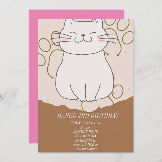 Dirty 3rd-Y Third Birthday Invitation (Front/Back)