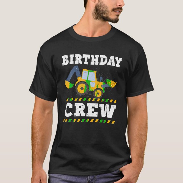 Dirty 3rdy Birthday Shirt Construction Truck 3rd B (Front)