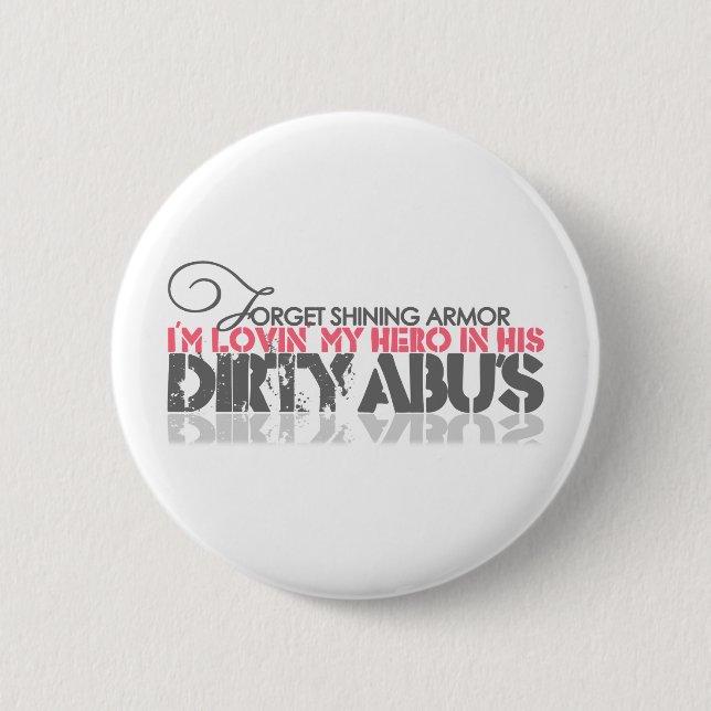 Dirty ABU's Button (Front)