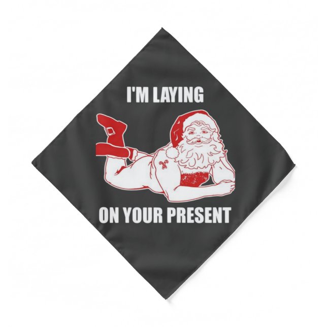 Dirty Bad Naughty Santa  Bandana (Front)