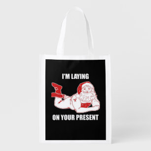 Dirty Bad Naughty Santa Grocery Bag
