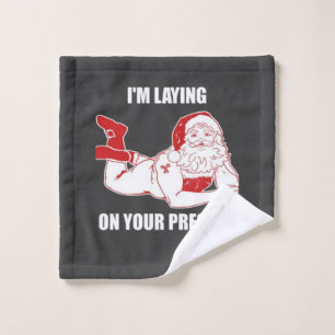Dirty Bad Naughty Santa Wash Cloth