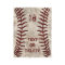 Dirty Baseball Blanket with YOUR NUMBER and NAME