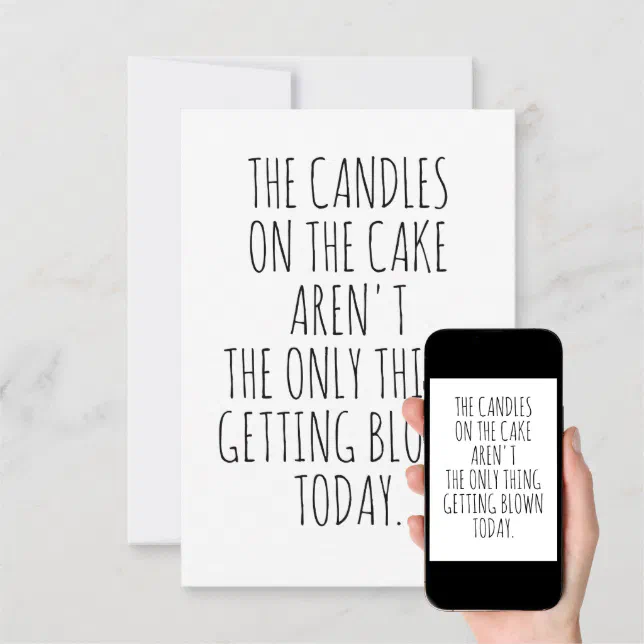 Dirty Birthday Card for Him, Raunchy Birthday Card | Zazzle