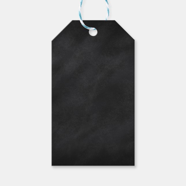 Dirty Blackboard Gift Tags (Front)