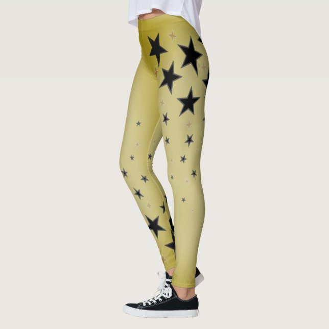 dirty blonde super star leggings (Left)