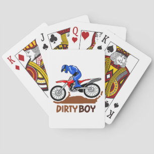 Dirty Boy Motocross Poker Cards