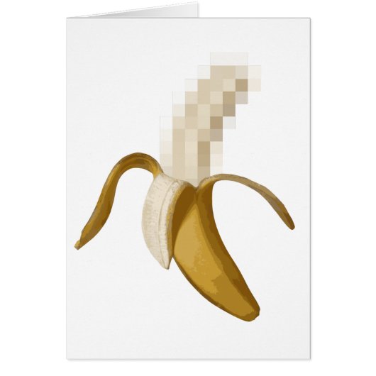 Dirty Censored Peeled Banana (Front)