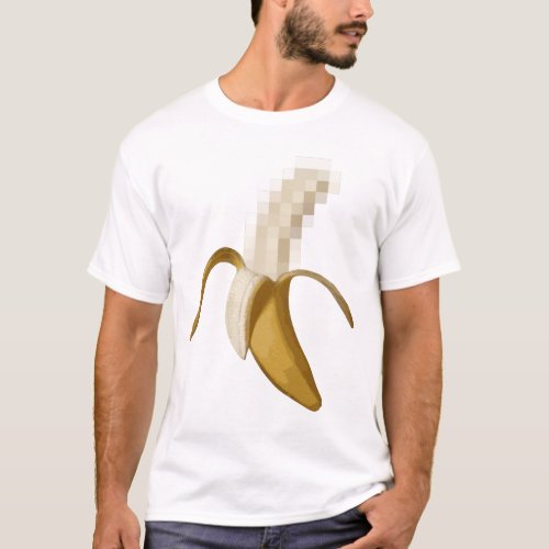 Dirty Censored Peeled Banana T_Shirt