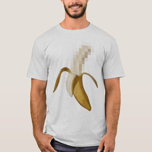 Dirty Censored Peeled Banana T_Shirt