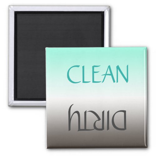 Dirty Clean Customized Dishwasher Magnet