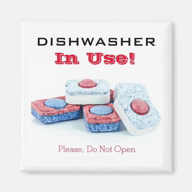 Dirty Clean Customized Dishwasher Magnet (Front)