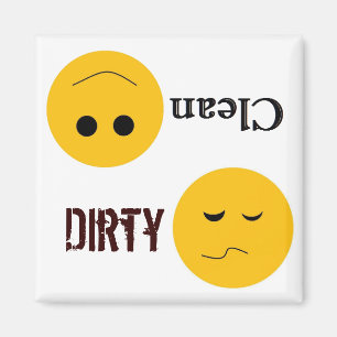 Dirty Clean Dish Washer Magnet