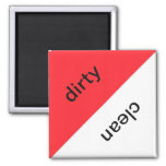 Dirty / Clean Dishwasher Magnet at Zazzle