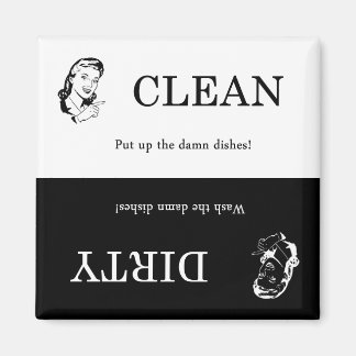 Dirty / Clean Dishwasher Magnet