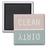 Dirty Clean Dishwasher Magnet at Zazzle