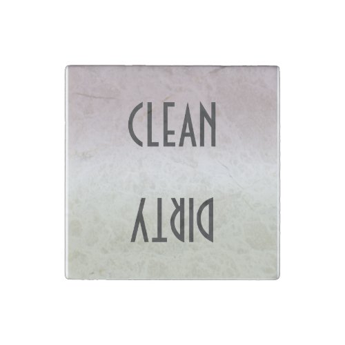 Dirty Clean Dishwasher Stone Magnet