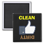 Dirty Clean Thumbs Up / Down Dishwasher Magnets at Zazzle