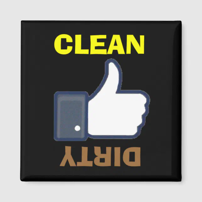 Dirty Clean Thumbs Up / Down Dishwasher Magnets