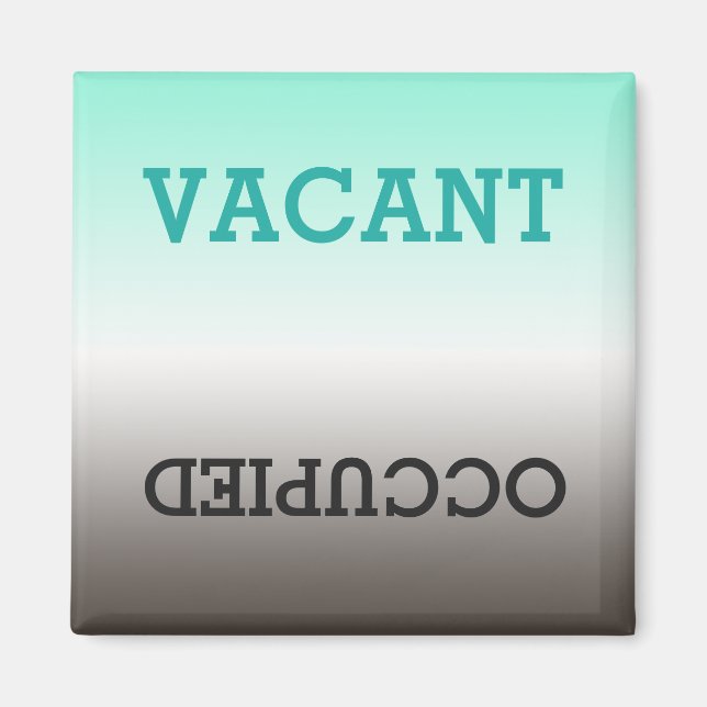 Dirty Clean, Vacant Occupied Dishwasher Magnet (Front)