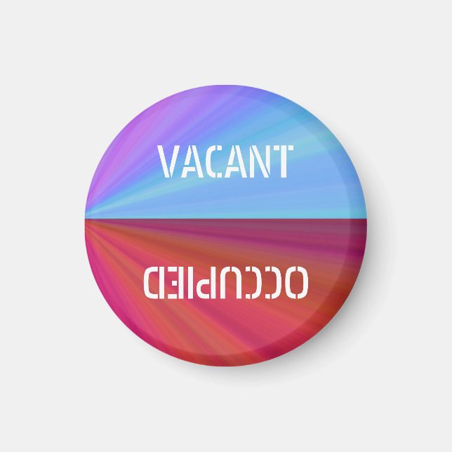 Dirty Clean | Vacant Occupied Magnet (Front)