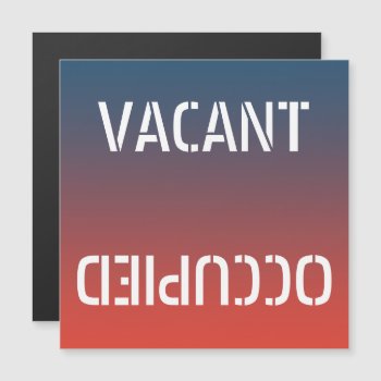 Dirty Clean Vacant Occupied Magnetic Card by stopnbuy at Zazzle