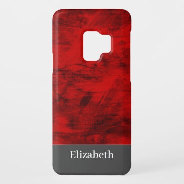 Dirty colour Red Case-Mate Samsung Galaxy S9 Case