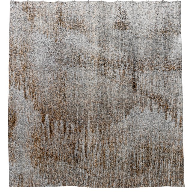 Dirty Concrete Surface Abstract Concept, Closeup C Shower Curtain (Front)