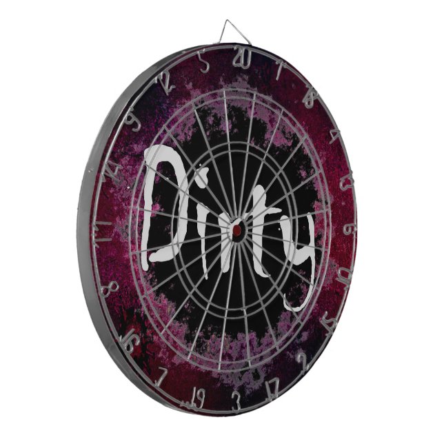 Dirty - dartbord dart board (Front Left)