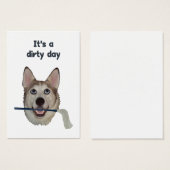 Dirty Day Dog Pee Humor (Front & Back)