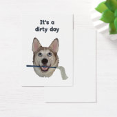 Dirty Day Dog Pee Humor (Desk)