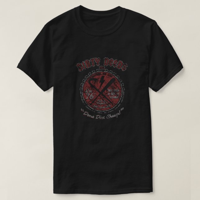 DIRTY DEEDS T-Shirt (Design Front)