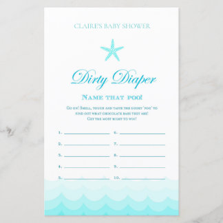 Dirty Diaper - Baby Shower Game