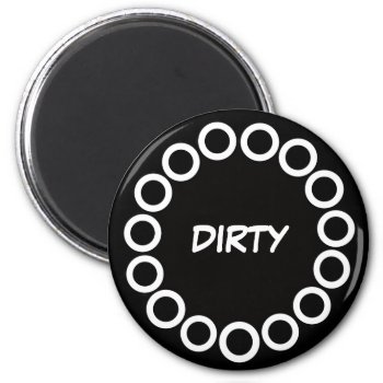 "dirty" Diswasher Magnet ("clean" Sold Separately) by Regella at Zazzle