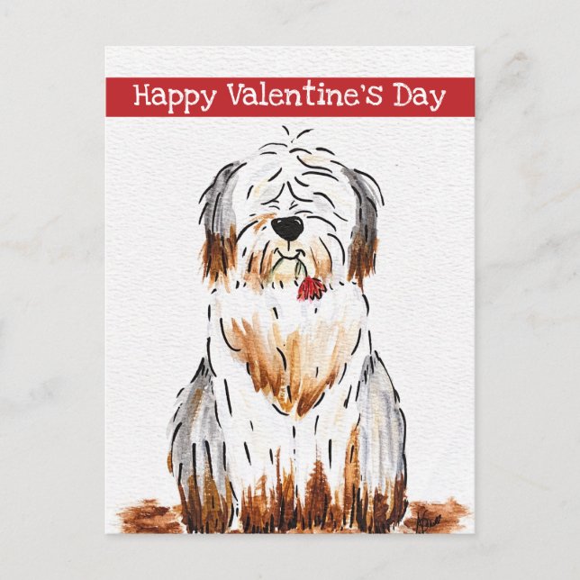 Dirty Dog Valentine's Card (Front)