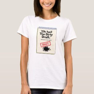 Dirty Draft Chronicles: Notebook Humor for Writers T-Shirt