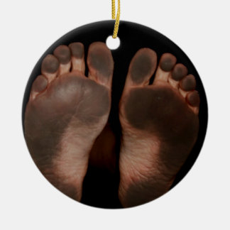 DIRTY FEET CERAMIC ORNAMENT