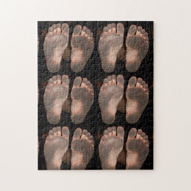 DIRTY FEET JIGSAW PUZZLE (Vertical)