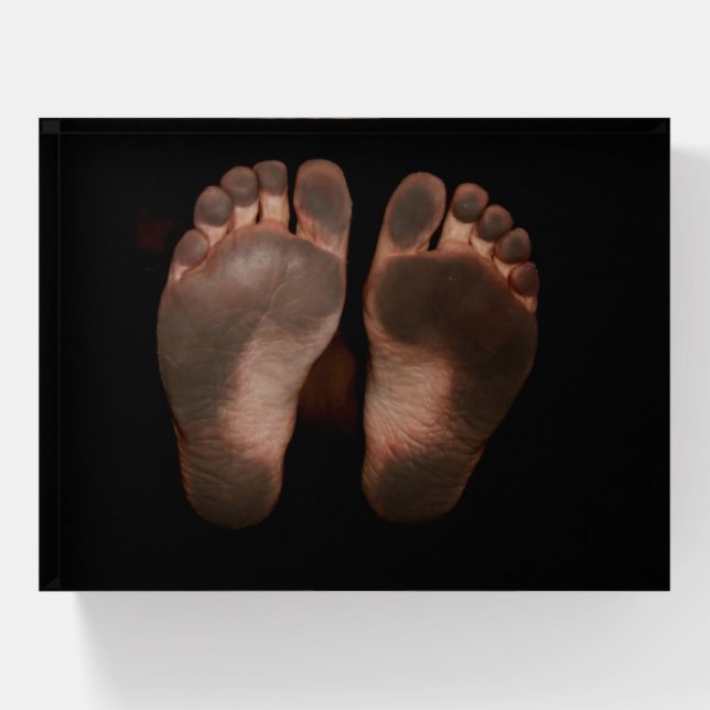 DIRTY FEET  PAPERWEIGHT (Front)