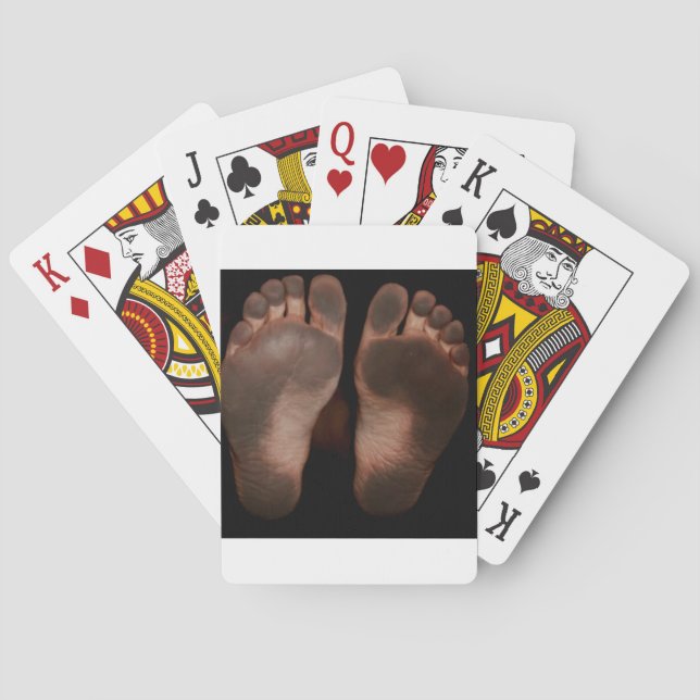 DIRTY FEET POKER CARDS (Back)