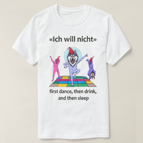 Dirty funny jokes for adults _ dancing wolf party T_Shirt
