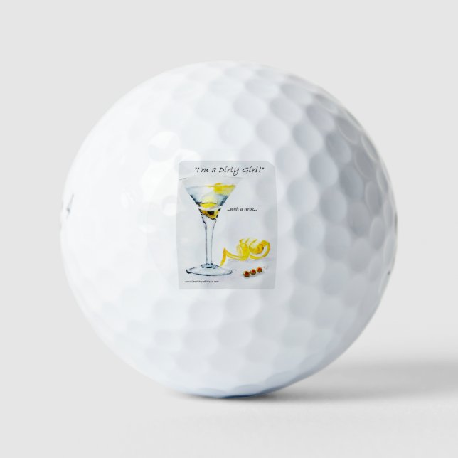 Dirty Girl Golf Balls (Front)